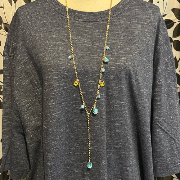 NIP PrettyLittleThing Gold Jewel Detail Belly Chain - Picture 1 of 2